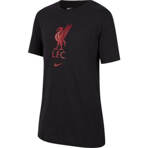 Nike LIVERPOOL FC Detské tričko, čierna, veľkosť L