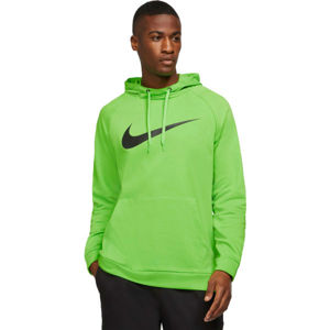 Nike DRY HOODIE PO SWOOSH M svetlo zelená XL - Pánska tepláková mikina
