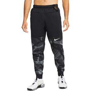 Nike NK TF PANT TAPER CAMO Pánske tepláky, čierna, veľkosť XL