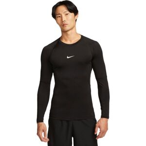 Nike DRI-FIT Pánske termo tričko, čierna, veľkosť XXL