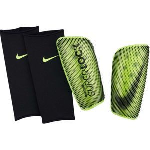 Nike MERCURIAL LITE SUPERLOCK Pánske futbalové chrániče, čierna, veľkosť L