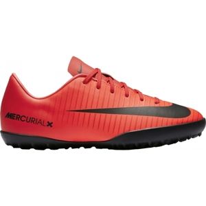 Nike MERCURIALX VAPOR XI TF JR červená 5Y - Detské turfy