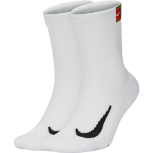Nike MULTIPLIER CREW 2PR CUSH Unisex ponožky, biela, veľkosť 42-46