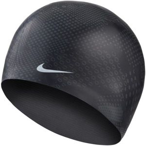 Nike OPTIC CAMO SILICONE CAP čierna NS - Plavecká čiapka