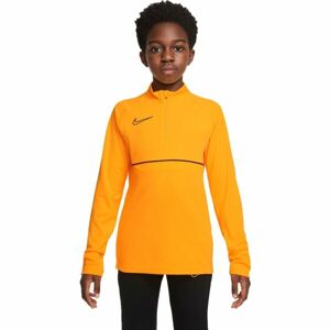 Nike DRI-FIT ACADEMY B Chlapčenské futbalové tričko, oranžová, veľkosť L