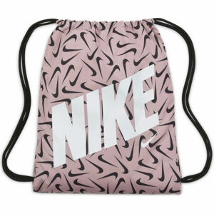 Nike EASY Dievčenský gymsack, ružová,biela,čierna, veľkosť