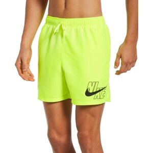 Nike LOGO SOLID 5 Pánske kúpacie šortky, reflexný neón, veľkosť 2XL