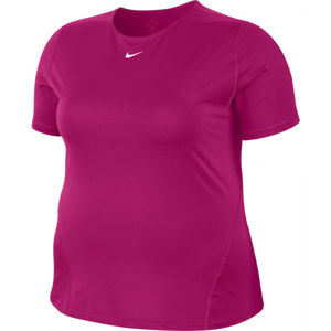 Nike TOP SS ALL OVER MESH PLUS W  3x - Dámske tričko plus size