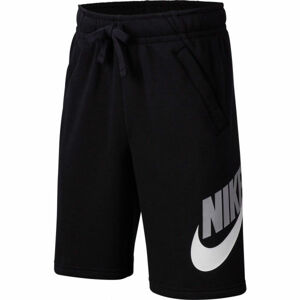 Nike SPORTSWEAR CLUB FLEECE Chlapčenské šortky, čierna, veľkosť