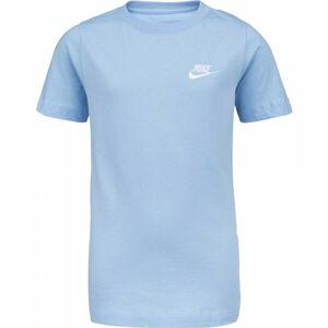 Nike NSW TEE EMB FUTURA B Chlapčenské tričko, svetlomodrá, veľkosť M