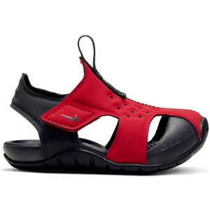 Nike SUNRAY PROTECT Detské sandále, červená,čierna,strieborná, veľkosť 22