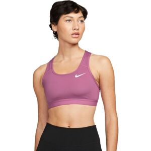 Nike SWOOSH BAND BRA NON PAD Dámska športová podprsenka, fialová, veľkosť XL