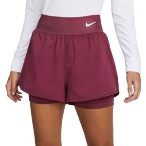 Nike NKCT DF ADVTG SHORT Dámske šortky, vínová, veľkosť S