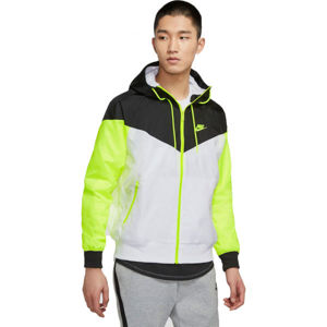 Nike NSW HE WR JKT HD M Pánska bunda, biela, veľkosť XL