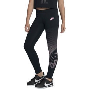Nike NSW LGGNG FAVORITE GX1 čierna S - Dievčenské legíny