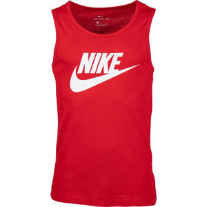 Nike NSW TANK ICON FUTURA červená S - Pánske tielko