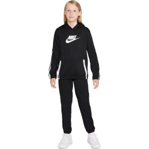 Nike NSW TRACKSUIT POLY BACK Chlapčenská  tepláková súprava, čierna, veľkosť M