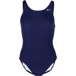 Nike POLY Dámske plavky, tmavo modrá,biela, veľkosť