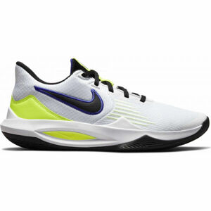 Nike PRECISION 5 Pánska basketbalová obuv, biela, veľkosť 45.5