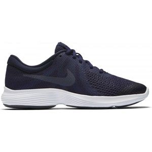 Nike REVOLUTION 4 GS Detská bežecká obuv, tmavo modrá, veľkosť 36