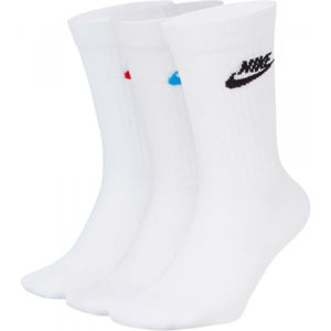 Nike SPORTSWEAR EVERYDAY ESSENTIAL biela M - Ponožky