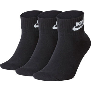 Nike NSW EVRY ESSENTIAL ANKLE U čierna M - Ponožky