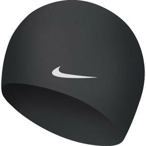 Nike SOLID SILICONE biela NS - Plavecká čiapka