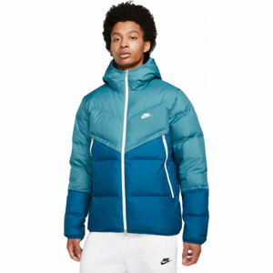 Nike NSW SF WINDRUNNER HD JKT M Pánska zateplená bunda, tyrkysová, veľkosť