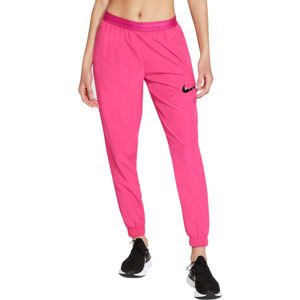 Nike SWOOSH RUN TRK PANT W Dámske bežecké nohavice, ružová, veľkosť S
