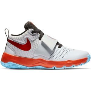 Nike TEAM HUSTLE D 8 SD šedá 7Y - Detská basketbalová obuv