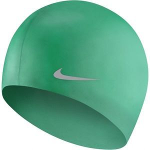 Nike SOLID SILICONE YOUTH svetlo zelená NS - Detská plavecká čiapka
