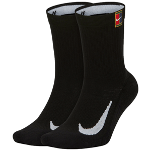 Nike MULTIPLIER CREW 2PR CUSH Unisex ponožky, čierna, veľkosť 46-50