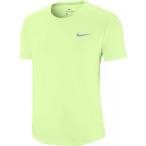 Nike MILER TOP SS reflexný neón S - Dámske tričko
