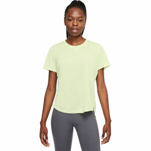 Nike ONE DF SS STD TOP PLUS W Dámske športové tričko plus size, svetlo zelená, veľkosť 3x