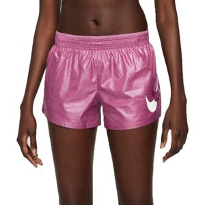 Nike W NK SWSH RUN SHORT Dámske bežecké šortky, ružová, veľkosť XL