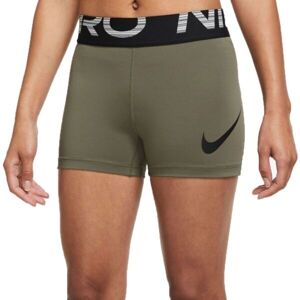 Nike W NP DF GRX SHORT 3 Dámske bežecké šortky, khaki, veľkosť L