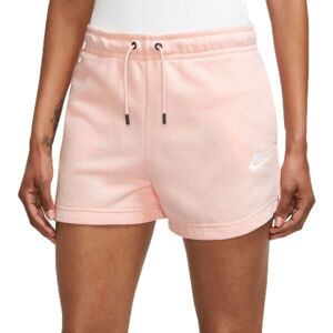 Nike NSW ESSNTL SHORT FT W Dámske športové šortky, ružová, veľkosť