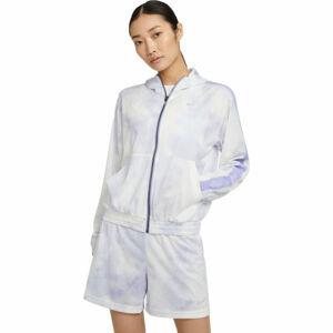 Nike NSW ICN CLSH JKT MESH AOP W Dámska bunda, biela, veľkosť XL