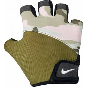 Nike GYM ELEMENTAL FITNESS GLOVES Dámske fitnes rukavice, khaki, veľkosť L
