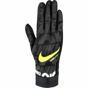 Nike ACDMY HPRWRM Y Detské futbalové rukavice, čierna, veľkosť S