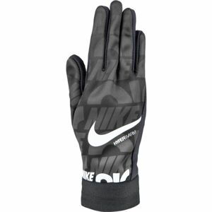 Nike ACDMY HPRWRM Y Detské futbalové rukavice, tmavo sivá, veľkosť L