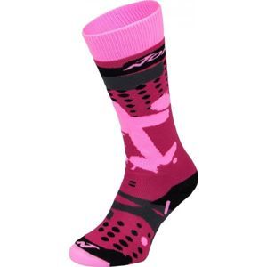 Nordica FREESKI BASIC BOY ružová 35 - 38 - Detské lyžiarske ponožky