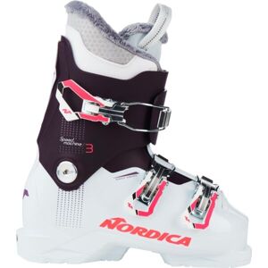 Nordica SPEEDMACHINE J 3 Detská lyžiarska obuv, biela, veľkosť 21.5