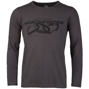 Northfinder CLIMB hnedá XXL - Pánske tričko