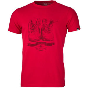 Northfinder KRISTJANO červená XL - Pánske tričko