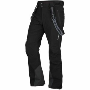 Northfinder MALAKI Pánske lyžiarske nohavice, čierna, veľkosť S