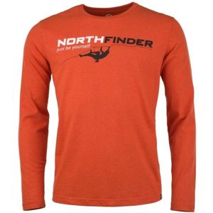 Northfinder RONTY oranžová L - Pánske tričko