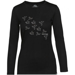 Northfinder SEWIRA Pánske tričko s potlačou, čierna, veľkosť L