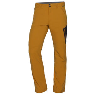 Northfinder VERIL Pánske outdoorové nohavice, žltá,čierna, veľkosť