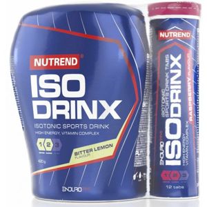 Nutrend ISODRINX 420g CITRÓN + 12 TABLIET MALINA  NS - Športový nápoj + tablety